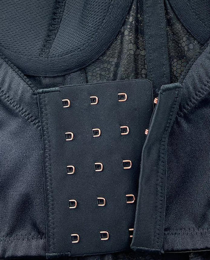 Lace Strapless Bustier Dominique Estrada Black - STREET STYLE