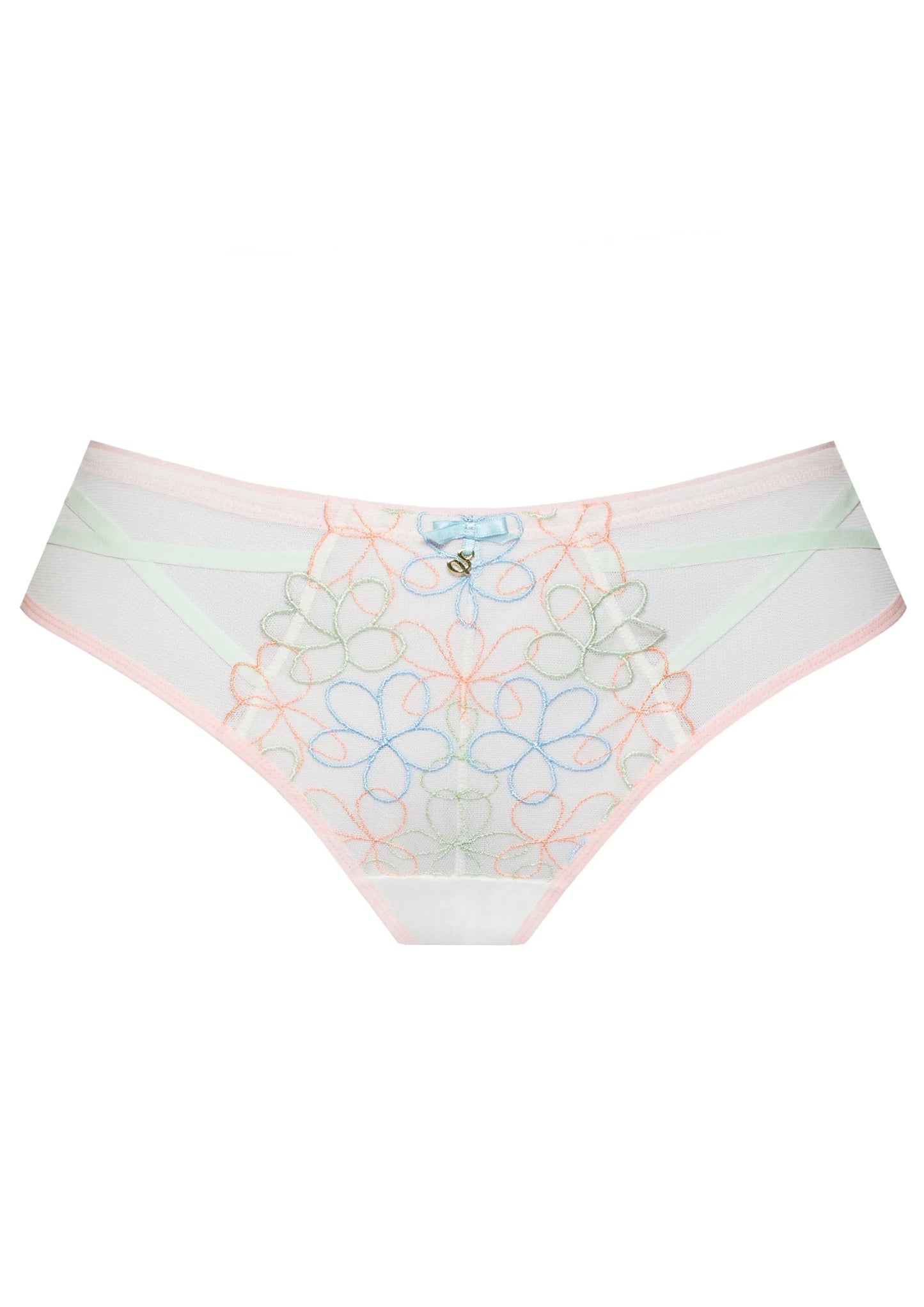 Low-Rise Mesh Brazilian Tanga Panty Samanta Fiorella - STREET STYLE