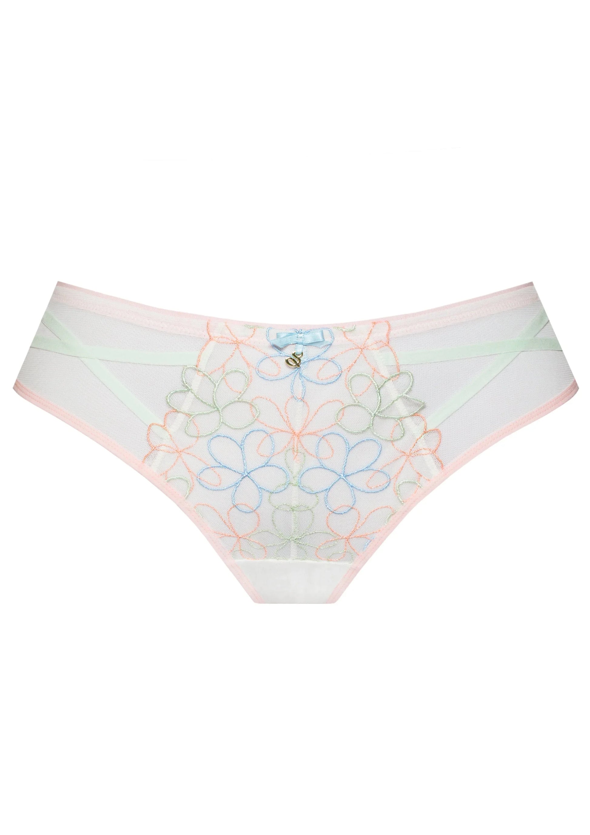 Low-Rise Mesh Brazilian Tanga Panty Samanta Fiorella - STREET STYLE
