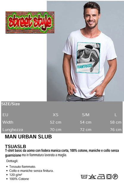 T-shirt Fantozzi The Legend - Uomo 100% Cotone - STREET STYLE