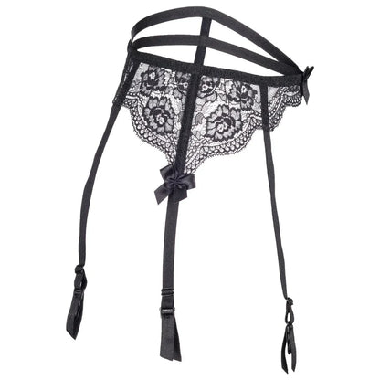 Axami French Kiss Sexy Sheer Lace Garter Belt - STREET STYLE