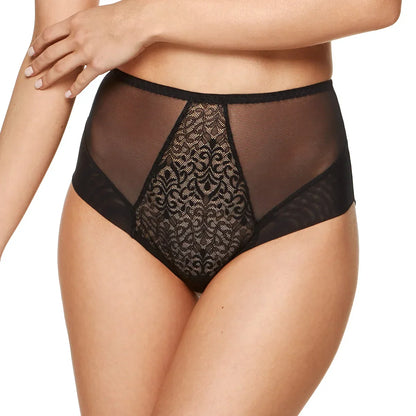 Sheer High Waist Full Brief Panty Gorteks Gabi - STREET STYLE