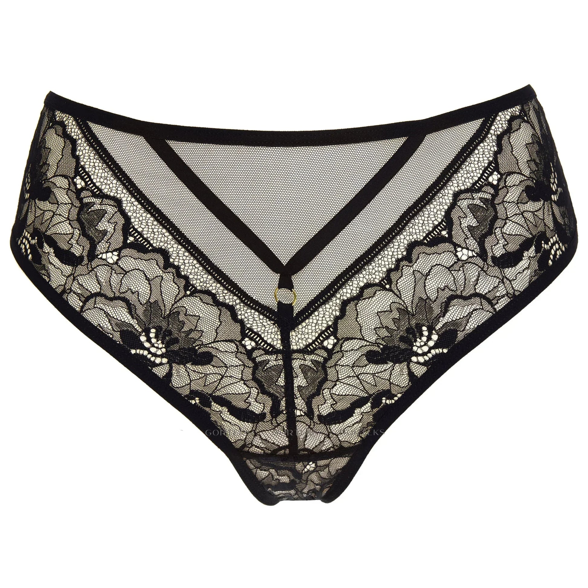 Sheer Lace Mid Rise Bikini Panty Gorteks Gwen - STREET STYLE