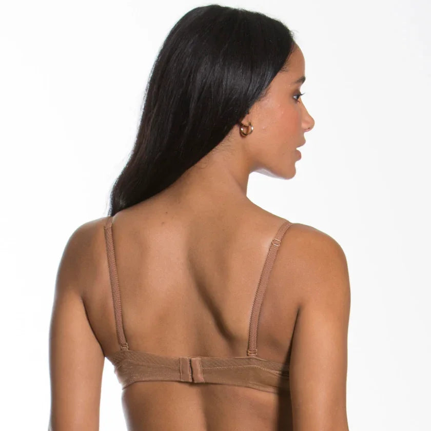 Gossard Glossies Sexy Sheer Molded Bra Bronze - STREET STYLE