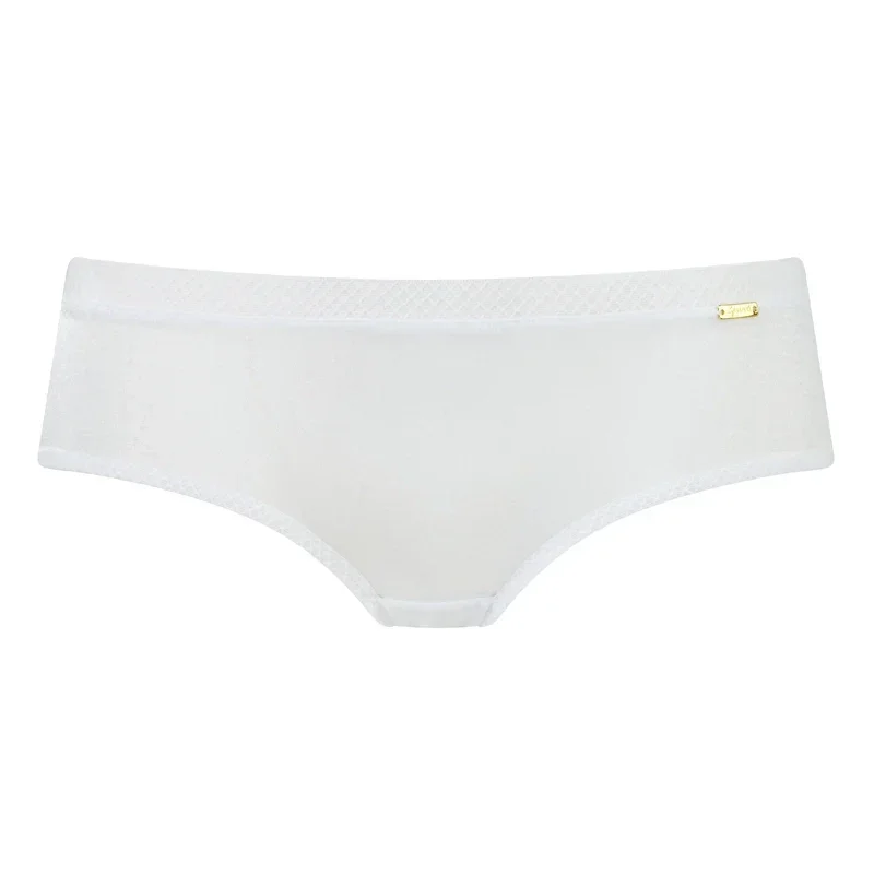 Sheer See Through Shorts Panty Gossard Glossies White - STREET STYLE