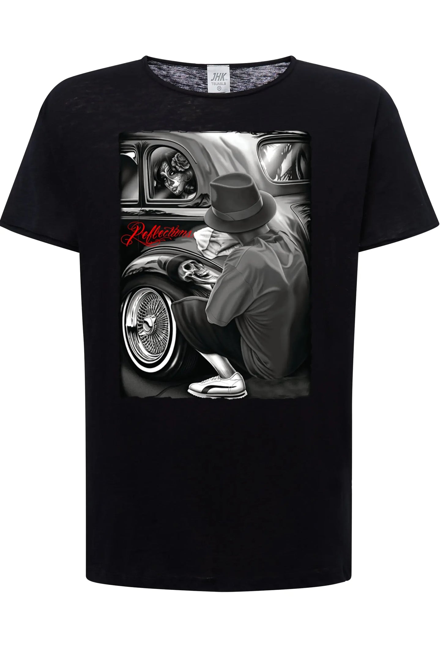 Gonzales Tattoo Skull - T-shirt Uomo Cotone Fiammato - STREET STYLE