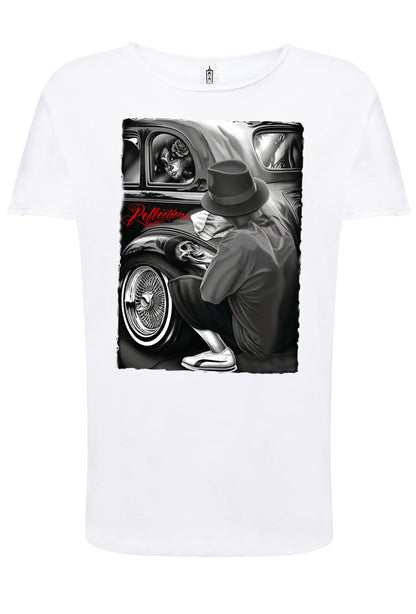 Gonzales Tattoo Skull - T-shirt Uomo Cotone Fiammato - STREET STYLE