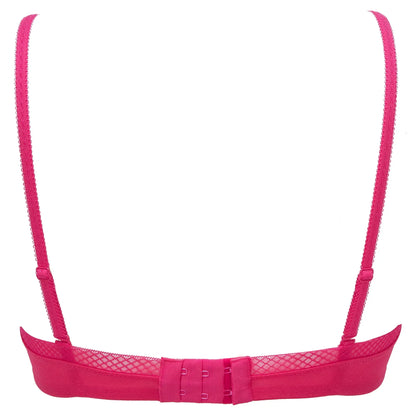 Gossard Glossies Magenta Sexy Sheer Mesh Molded Bra - STREET STYLE