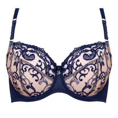 Sheer Mesh 3-Part Full Cup Bra Hazel - STREET STYLE