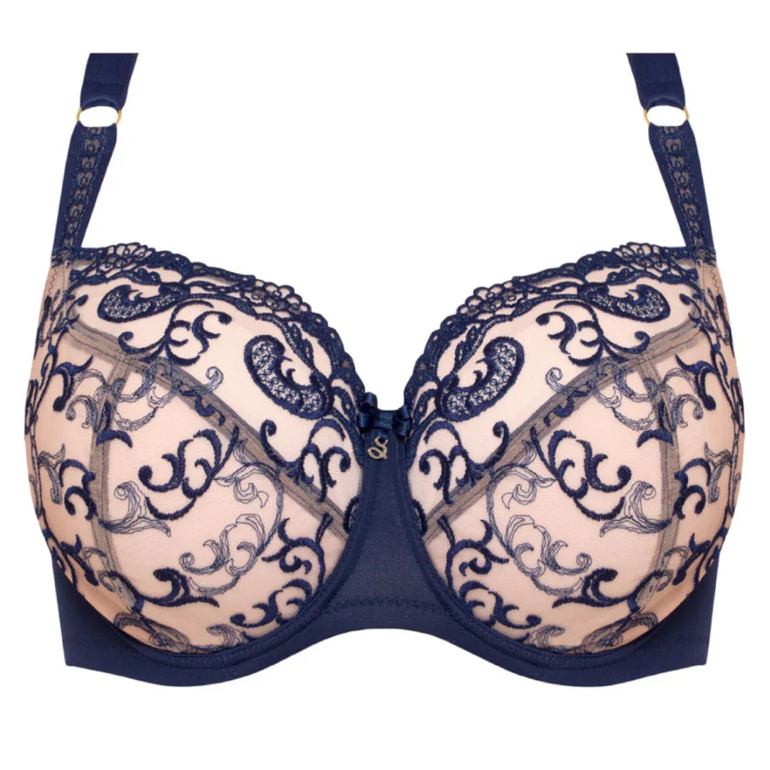Sheer Mesh 3-Part Full Cup Bra Hazel - STREET STYLE