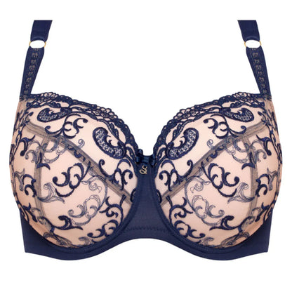 Sheer Mesh 3-Part Full Cup Bra Hazel - STREET STYLE