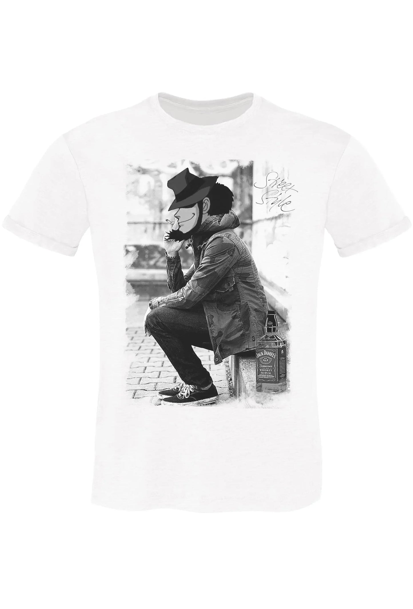 Jegen Lupin Color - T-shirt Uomo Urban Slub - STREET STYLE