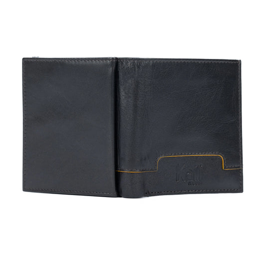 K11025BB | Genuine Leather Men's Wallet in Dark Brown - STREET STYLE