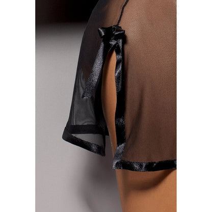 Sexy Sheer Mesh Chemise Casmir Kea Black - STREET STYLE