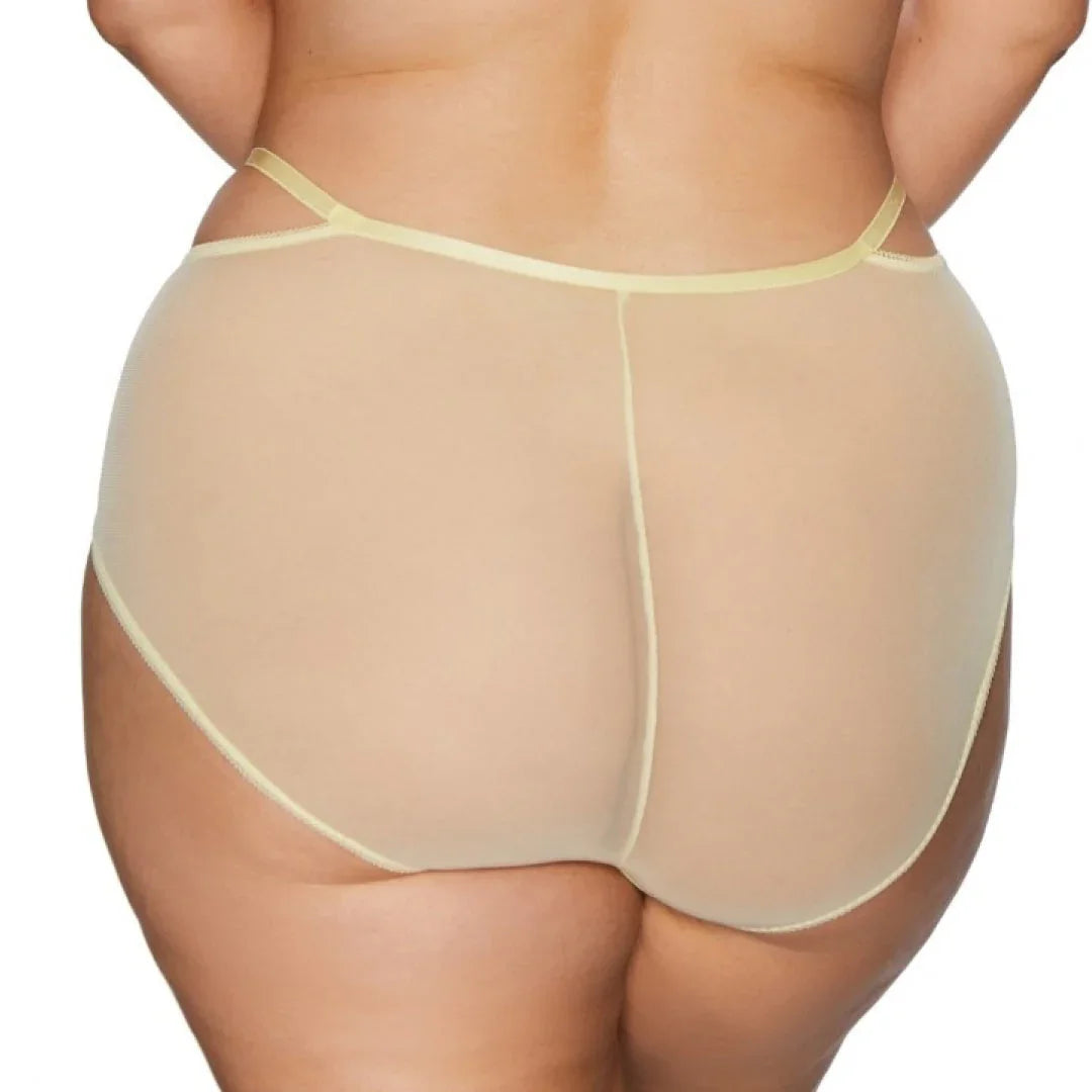 Soft High Waist Tulle Brief Panty Kinga Forget Me Not - STREET STYLE