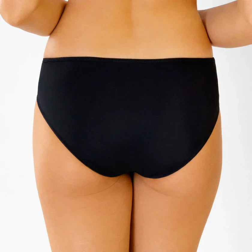 Semi Sheer Mesh Bikini Panty Kamila Black - STREET STYLE