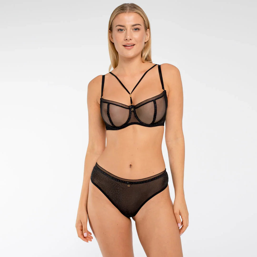 Transparent Tulle Balconette Bra Samanta Leo - STREET STYLE