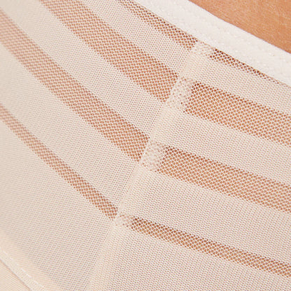 Sheer Striped Thong Panty Gorteks Luna Blush - STREET STYLE