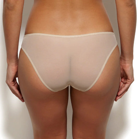 Sheer Lace Bikini Panty Gossard Glossies Lace Nude - STREET STYLE