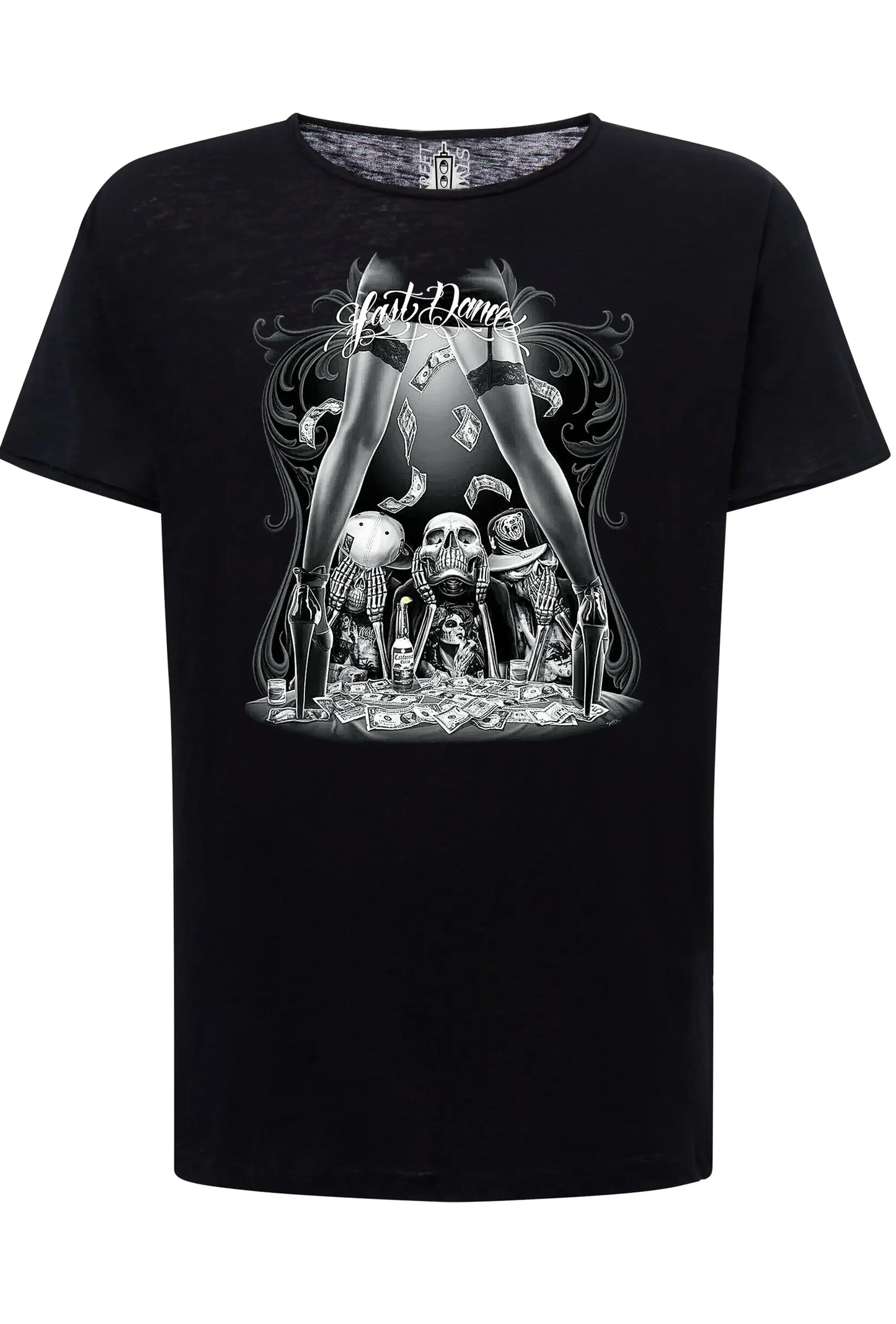 Last Dance Tattoo Skull - T-shirt Uomo Urban Slub - STREET STYLE