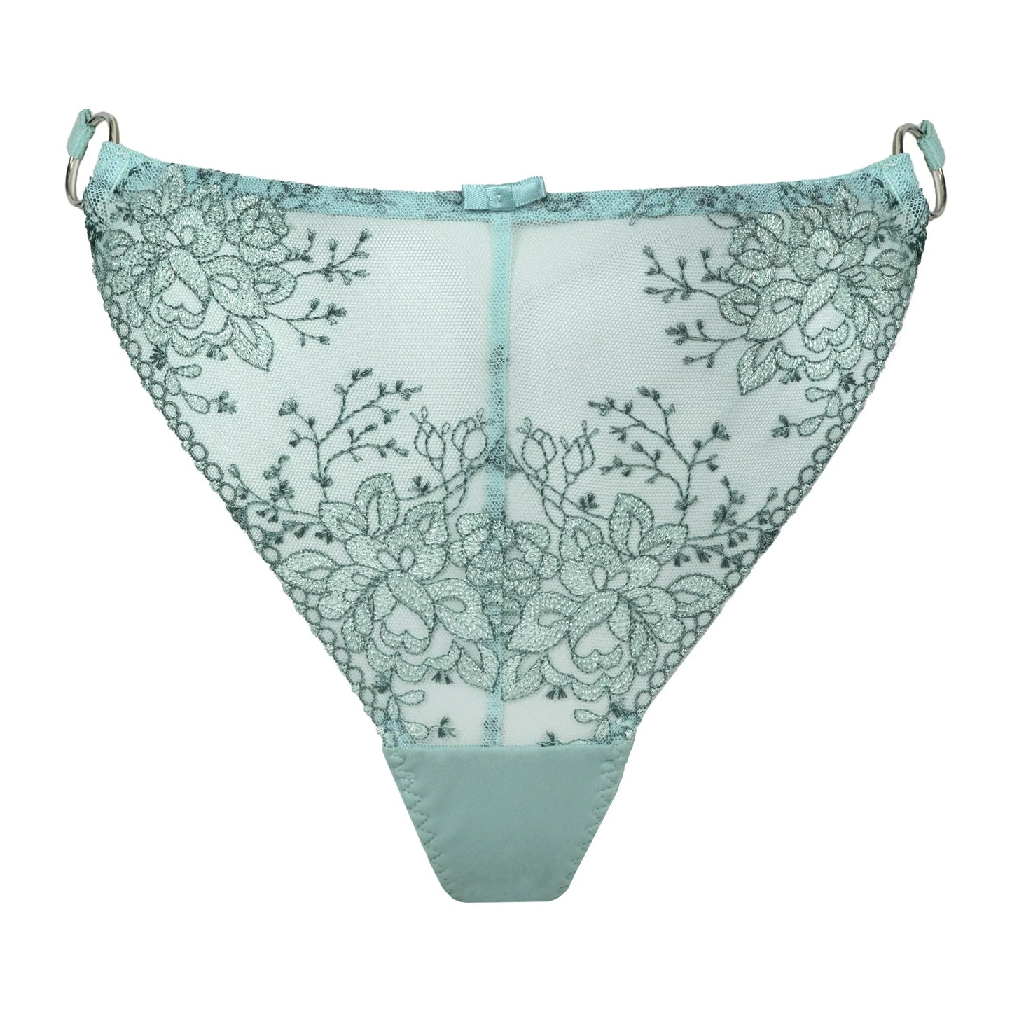Sheer String Thong Panty Dalia Laurel - STREET STYLE