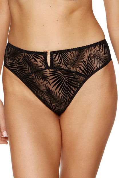 Sheer Mesh Brazilian Thong Panty Gorteks Mare - STREET STYLE