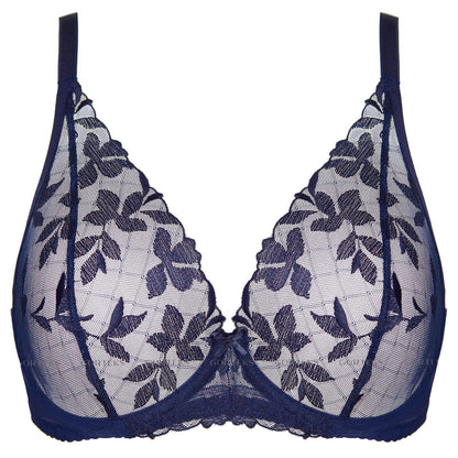 Sheer Mesh Plunge Bra Gorteks Mona - STREET STYLE