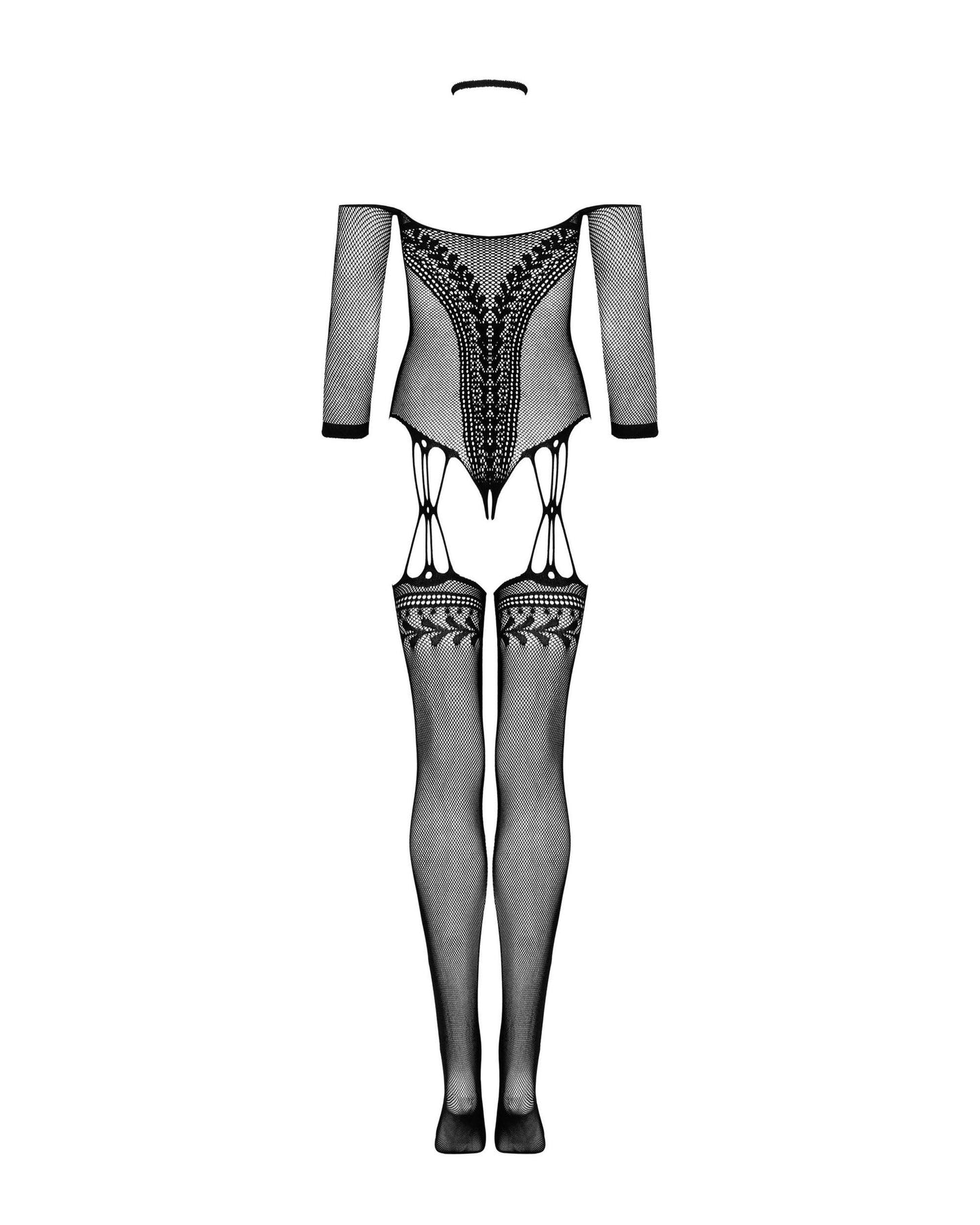 Sexy Crotchless Fishnet Bodystocking Obsessive Elegance - STREET STYLE