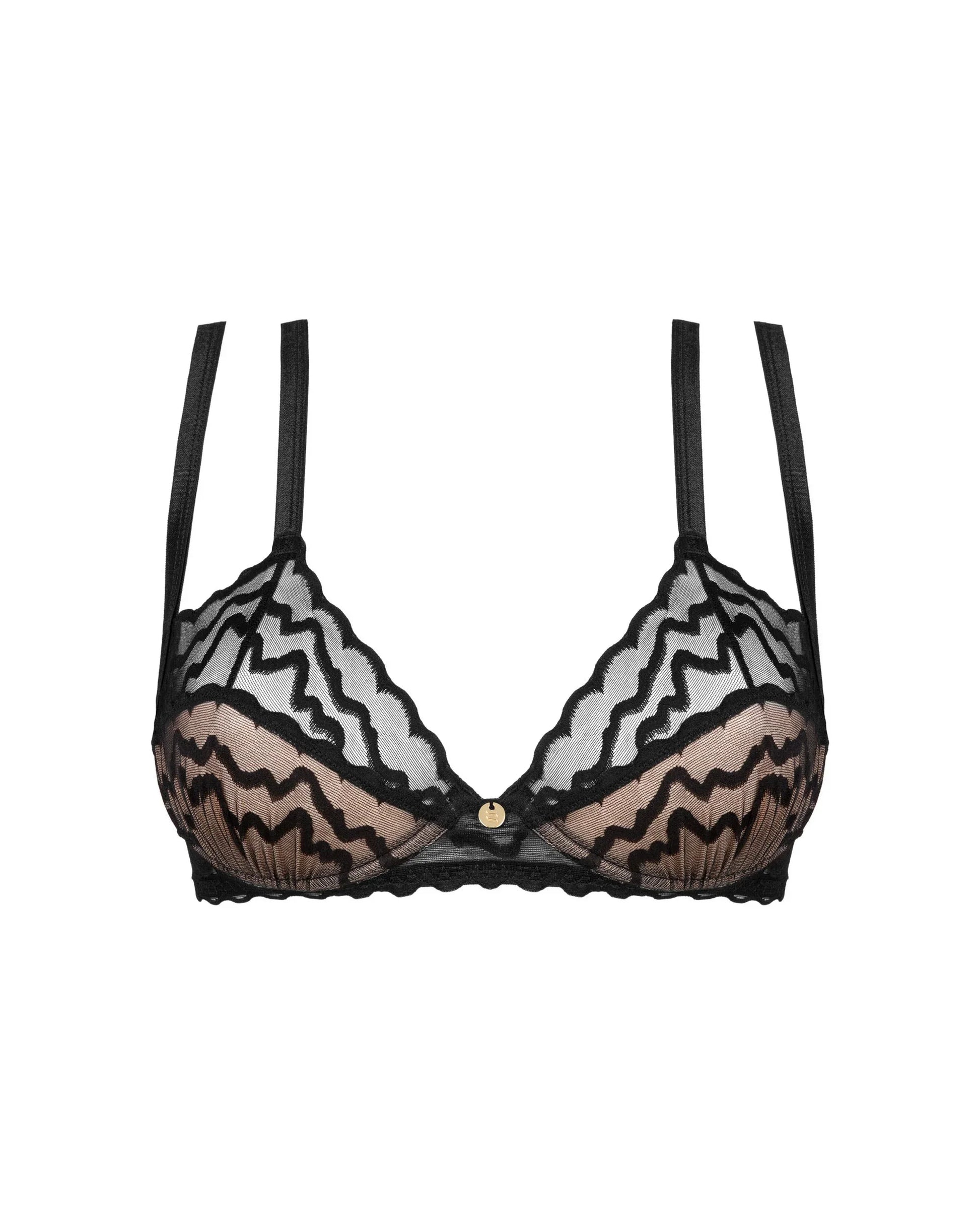 Sheer Demi Cup Underwire Bra Obsessive Arienna - STREET STYLE