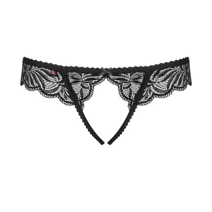 Sexy Crotchless Peek-a-Boo Thong Panty Obsessive Contica - STREET STYLE