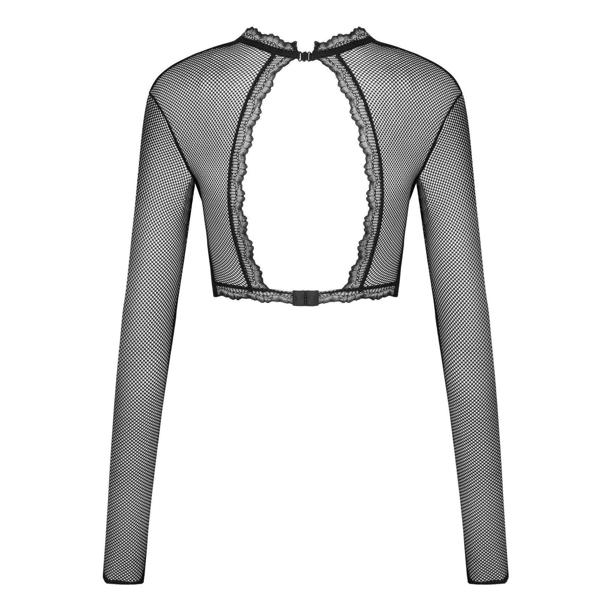 Sexy Fishnet Open Cup Top Obsessive Mibelia - STREET STYLE