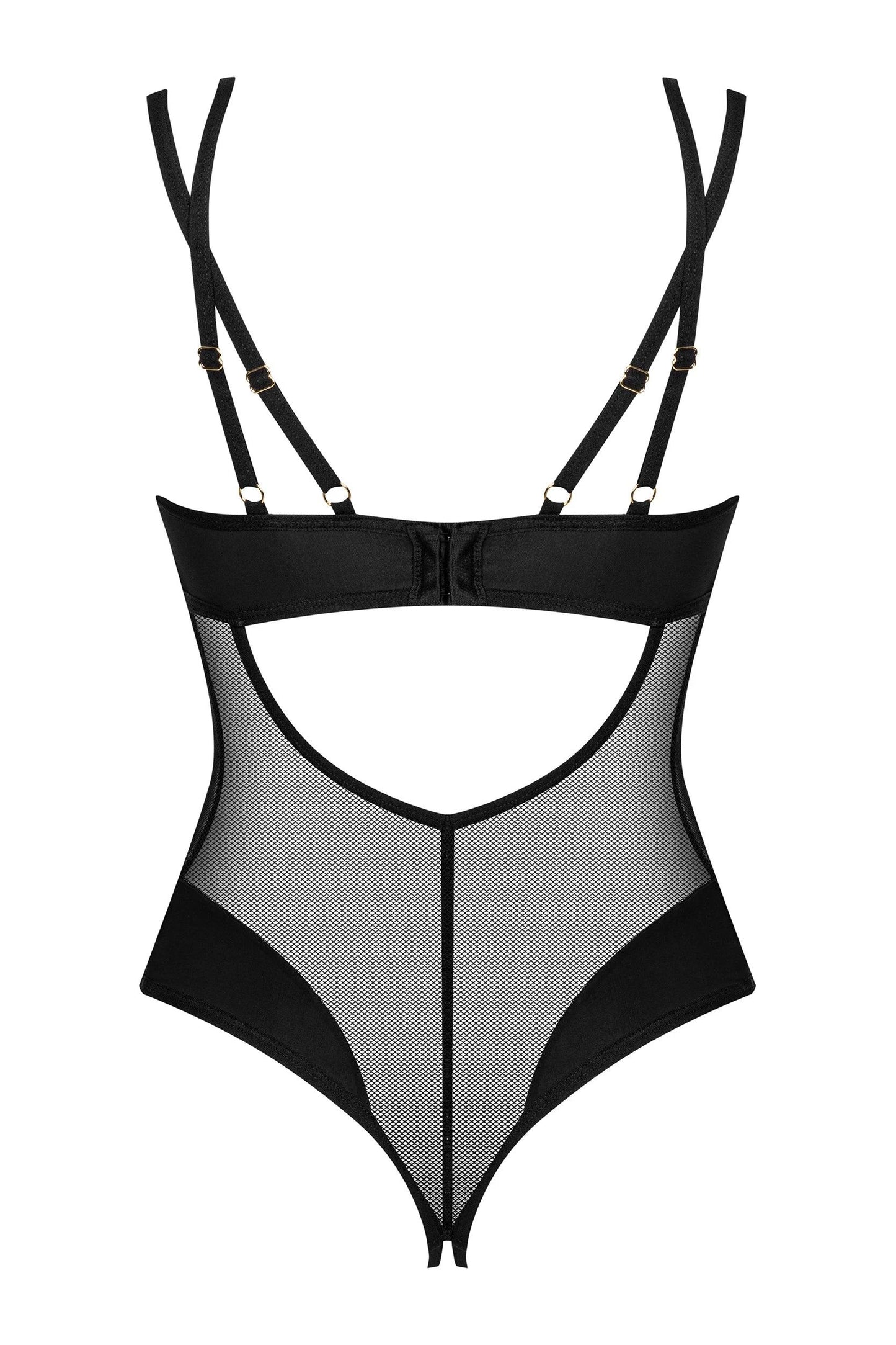 Crotchless Mesh Teddy Obsessive Nesari - STREET STYLE