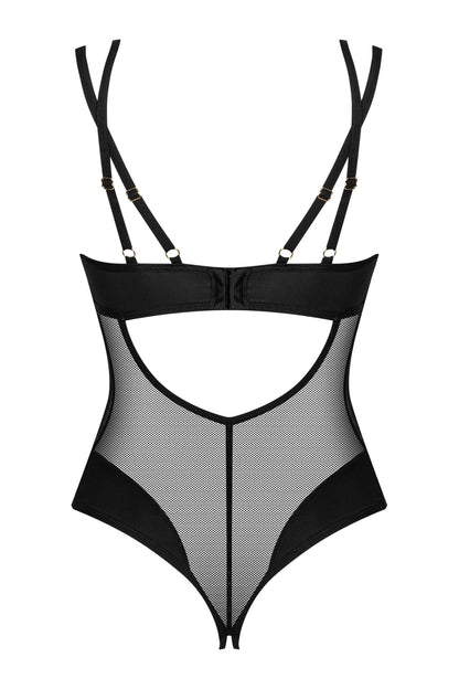 Crotchless Mesh Teddy Obsessive Nesari - STREET STYLE