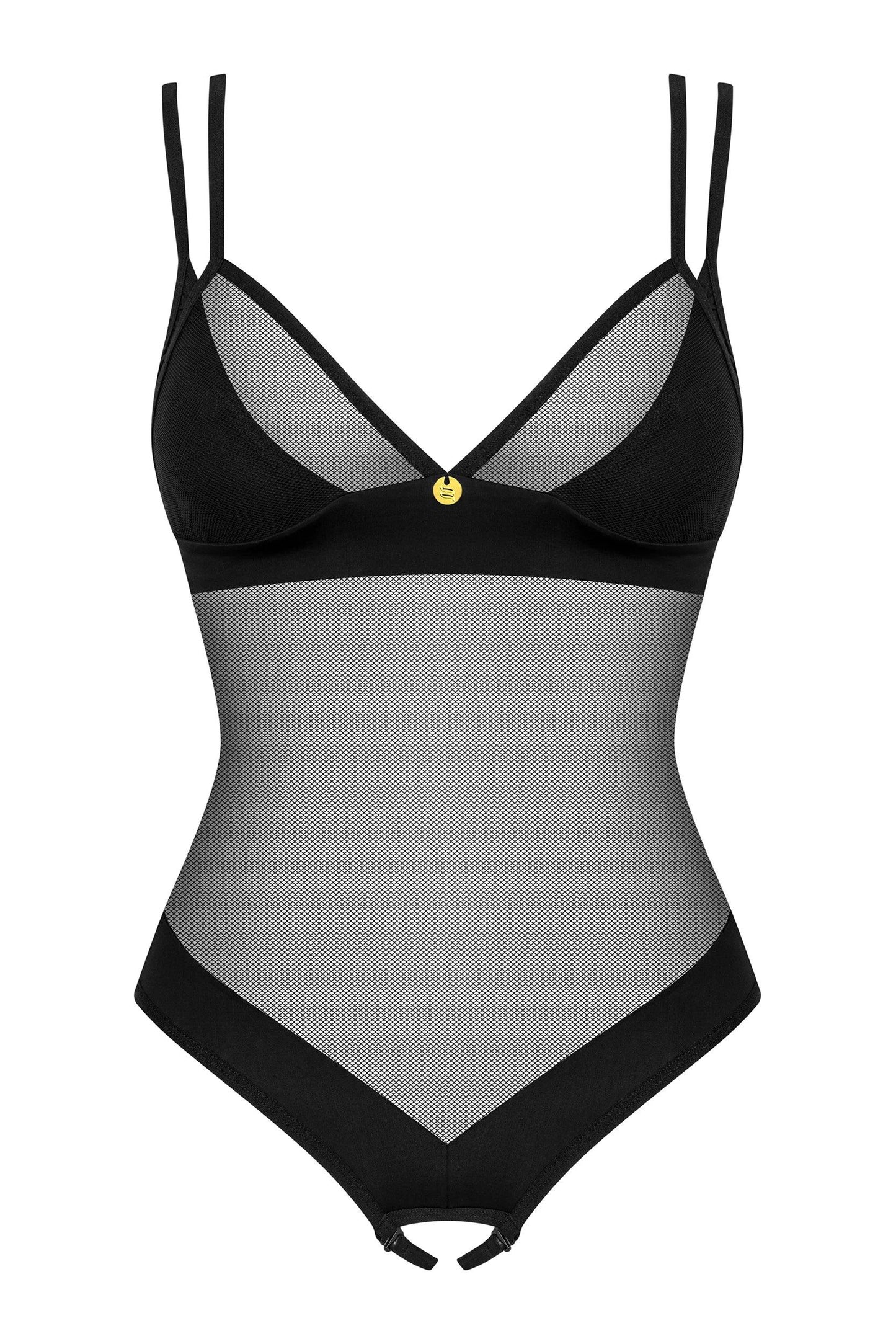 Crotchless Mesh Teddy Obsessive Nesari - STREET STYLE