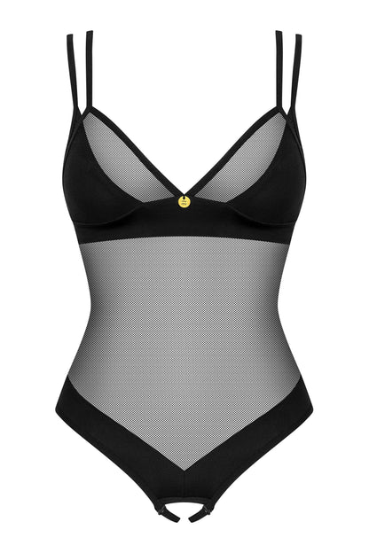 Crotchless Mesh Teddy Obsessive Nesari - STREET STYLE