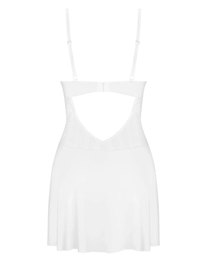 Sheer Mesh Chemise & Thong Panty Obsessive Alissium - STREET STYLE