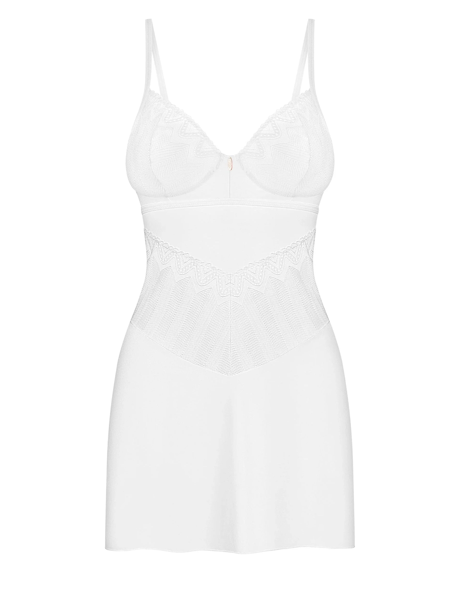 Sheer Mesh Chemise & Thong Panty Obsessive Alissium - STREET STYLE