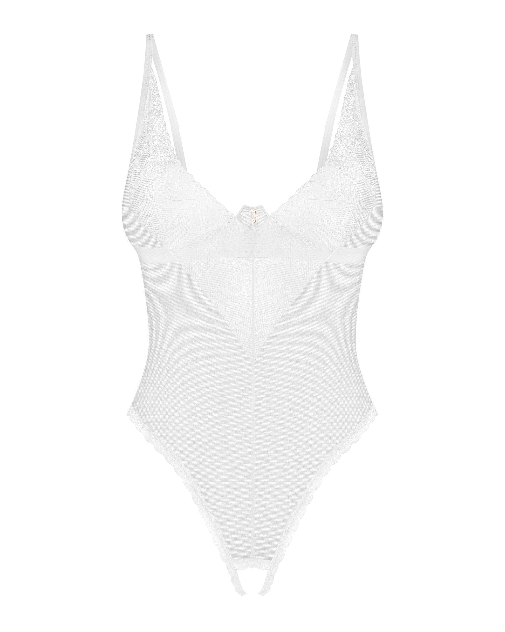 Sheer Crotchless Teddy Obsessive Alissium - STREET STYLE