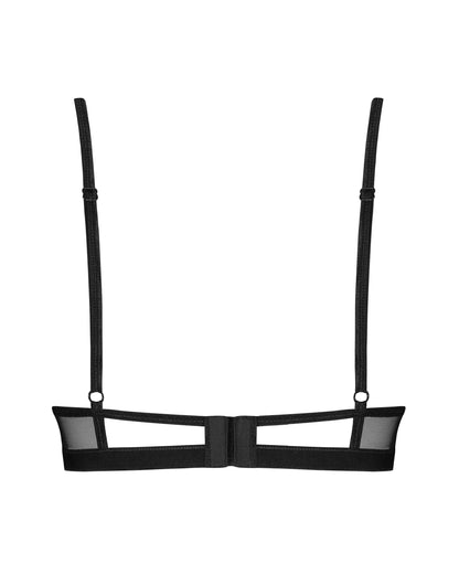 Sheer Lace Plunge Bra Donarella - STREET STYLE