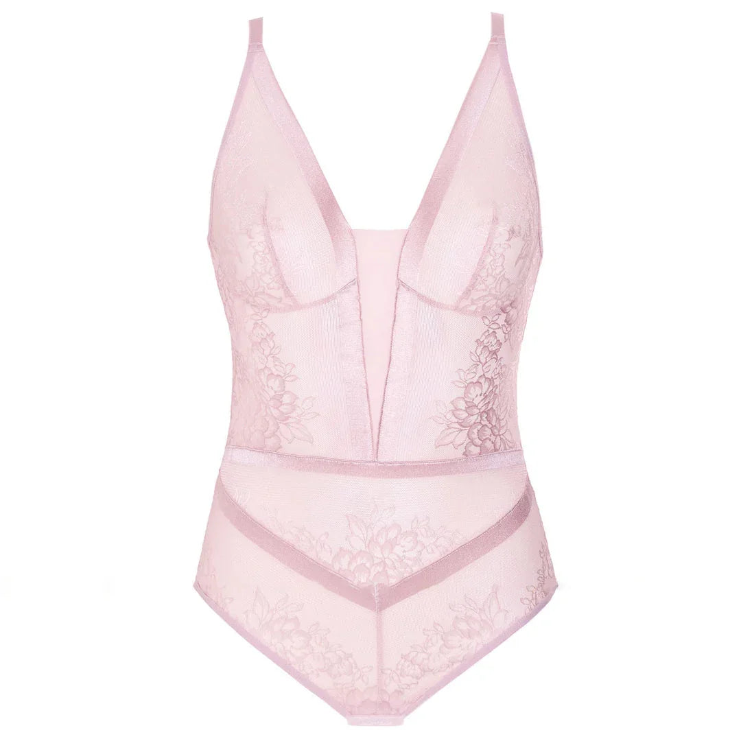 Sheer Lace Body Gorteks Porto Lilac - STREET STYLE
