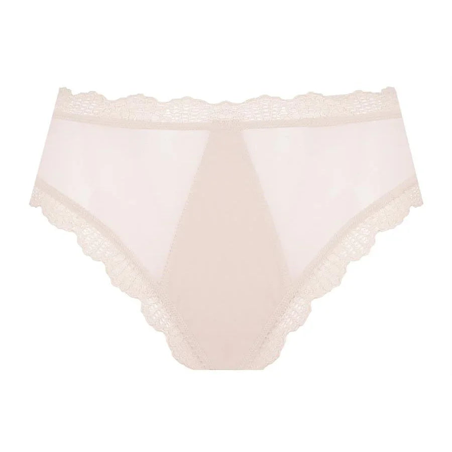 Sheer Mesh High Cut Thong Panty Pauletta - STREET STYLE