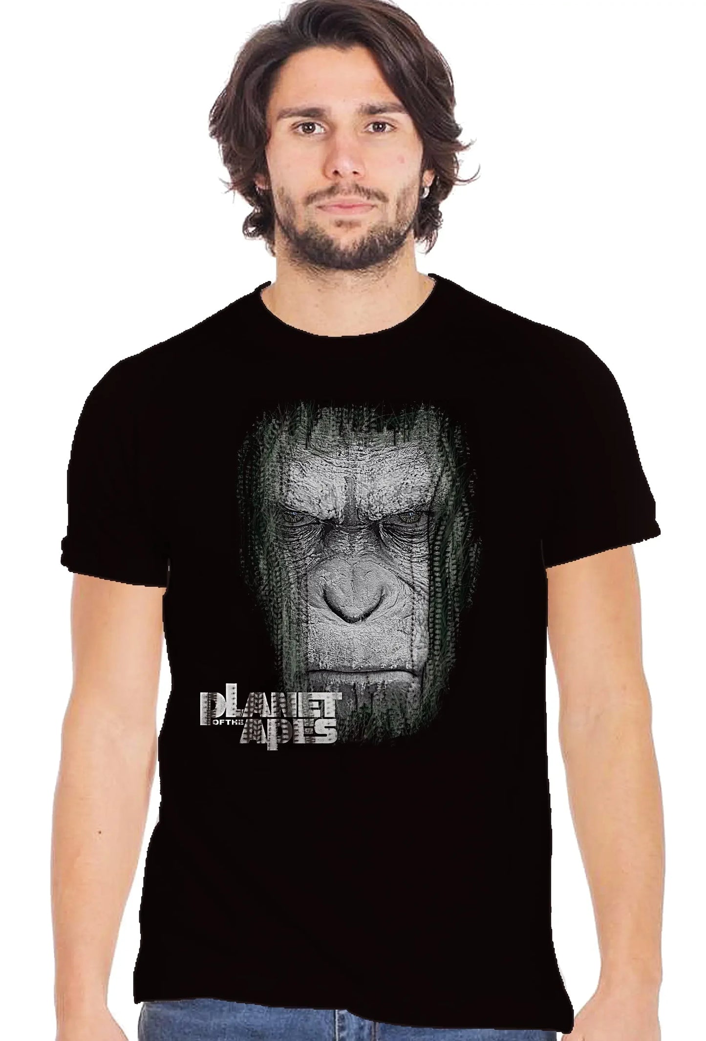 Planets of the Apes T-shirt Uomo Cotone Fiammato - STREET STYLE