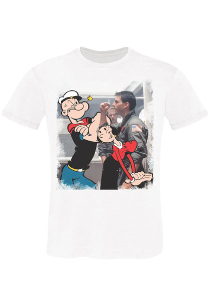 Popeye & Olivia – T-shirt Uomo Urban Slub 100% Cotone - STREET STYLE