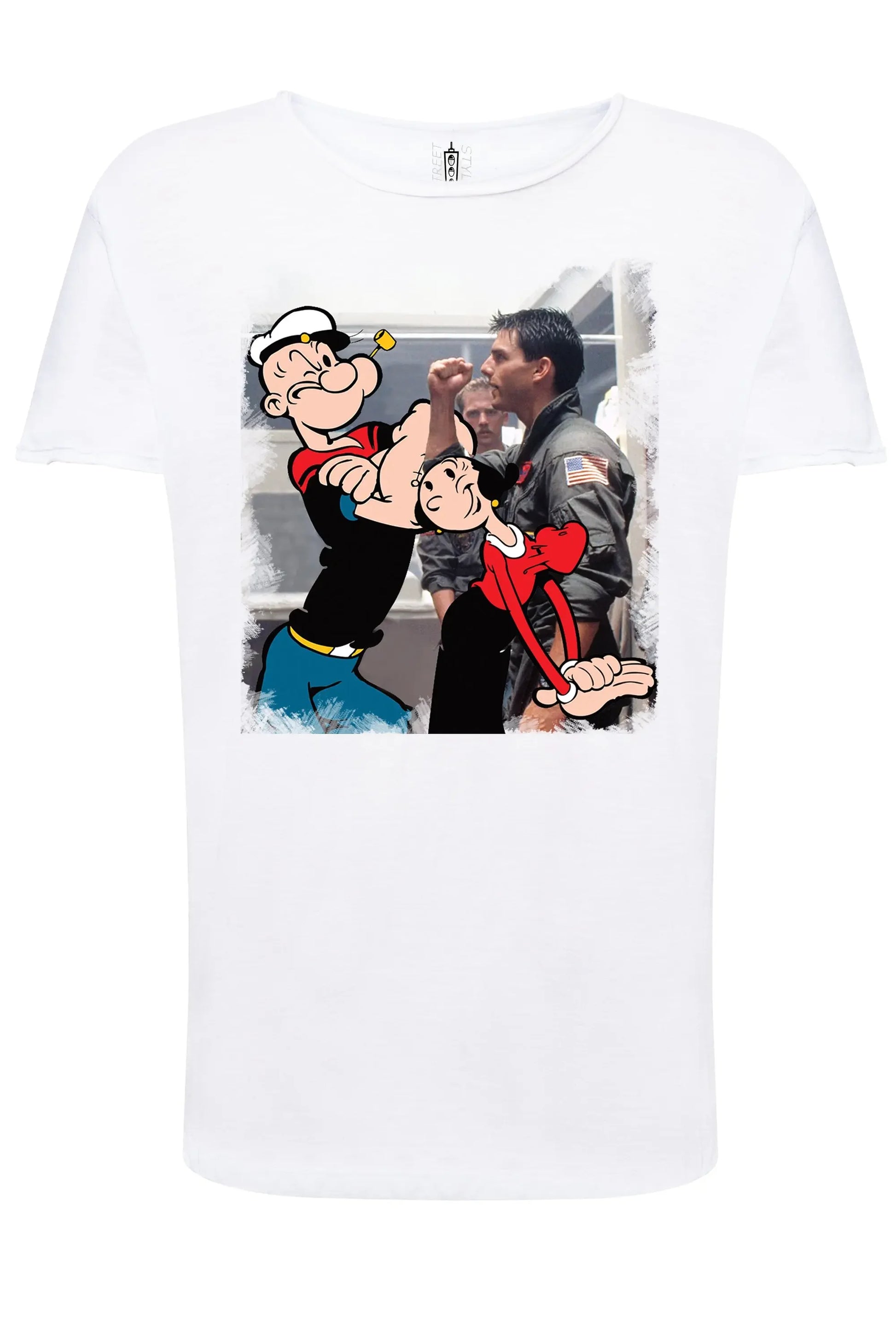 T-shirt Uomo Popeye & Olivia | Street Style Cotone Bio - STREET STYLE