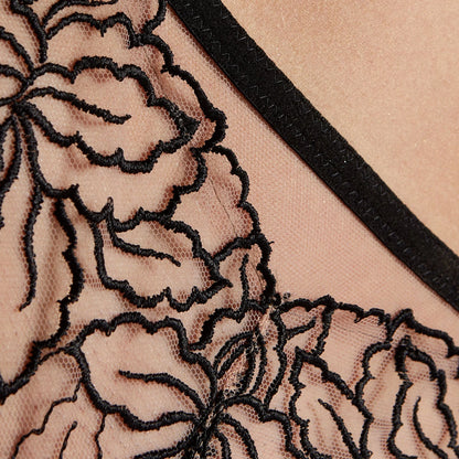 Sheer Mesh Thong Panty Gorteks Rumi - STREET STYLE