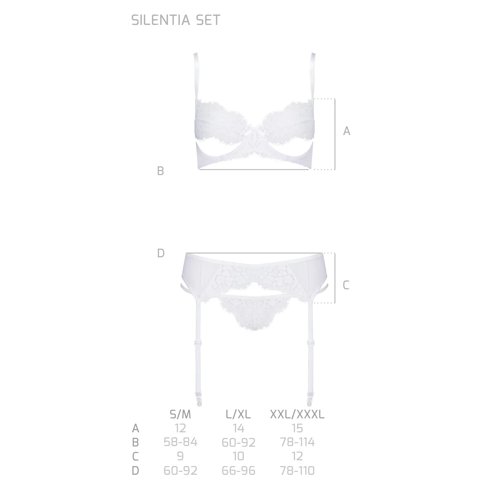 Sexy Seducing 3 Piece Lacy Lingerie Set Avanua Silentia - STREET STYLE