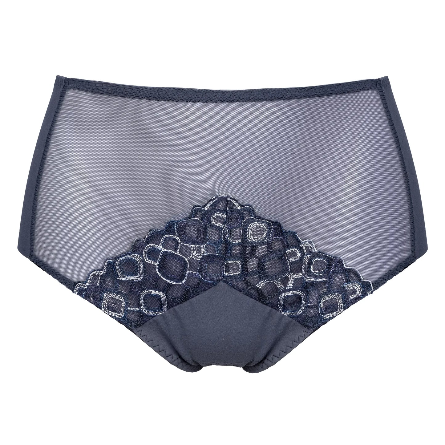 Semi Sheer Mesh Maxi Brief Panty Sharon - STREET STYLE