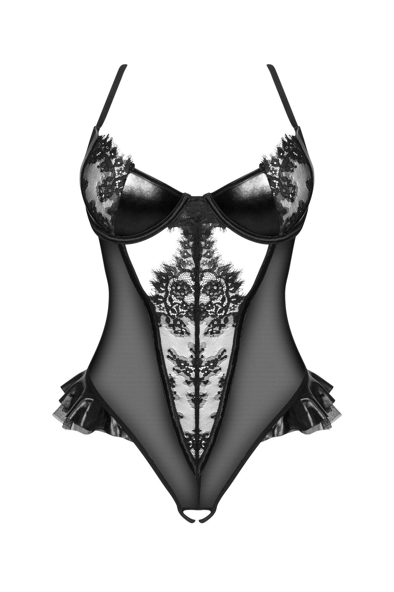 Sheer Lace Teddy Beauty Night Rafaella - STREET STYLE