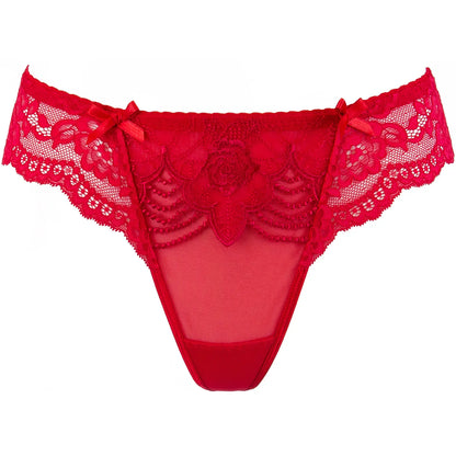 Sheer Lace Thong Panty Axami Valentine - STREET STYLE