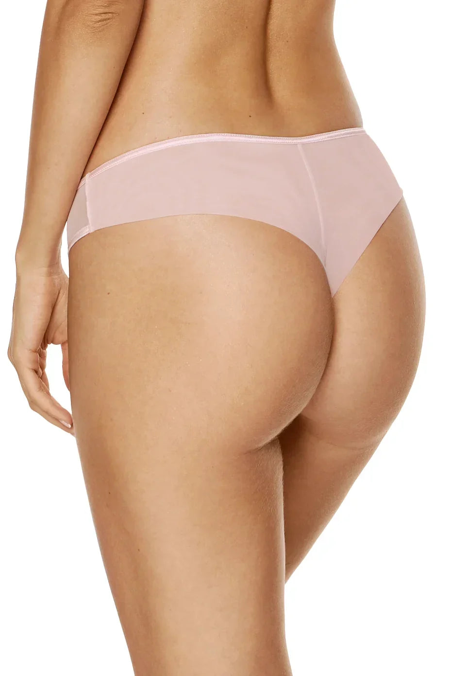Sheer Mesh Thong Panty Gorteks Coco Pink - STREET STYLE